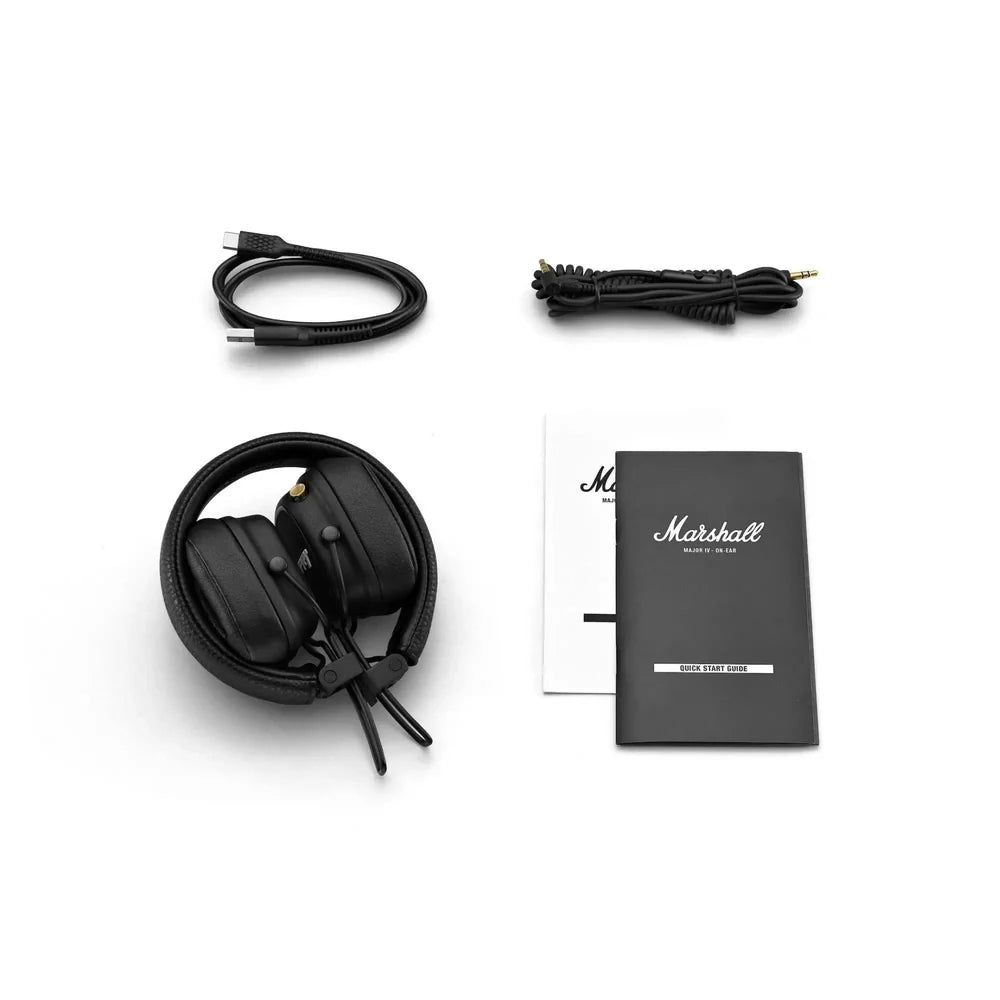 Audífonos Marshall Major IV Bluetooth On Ear - Negro