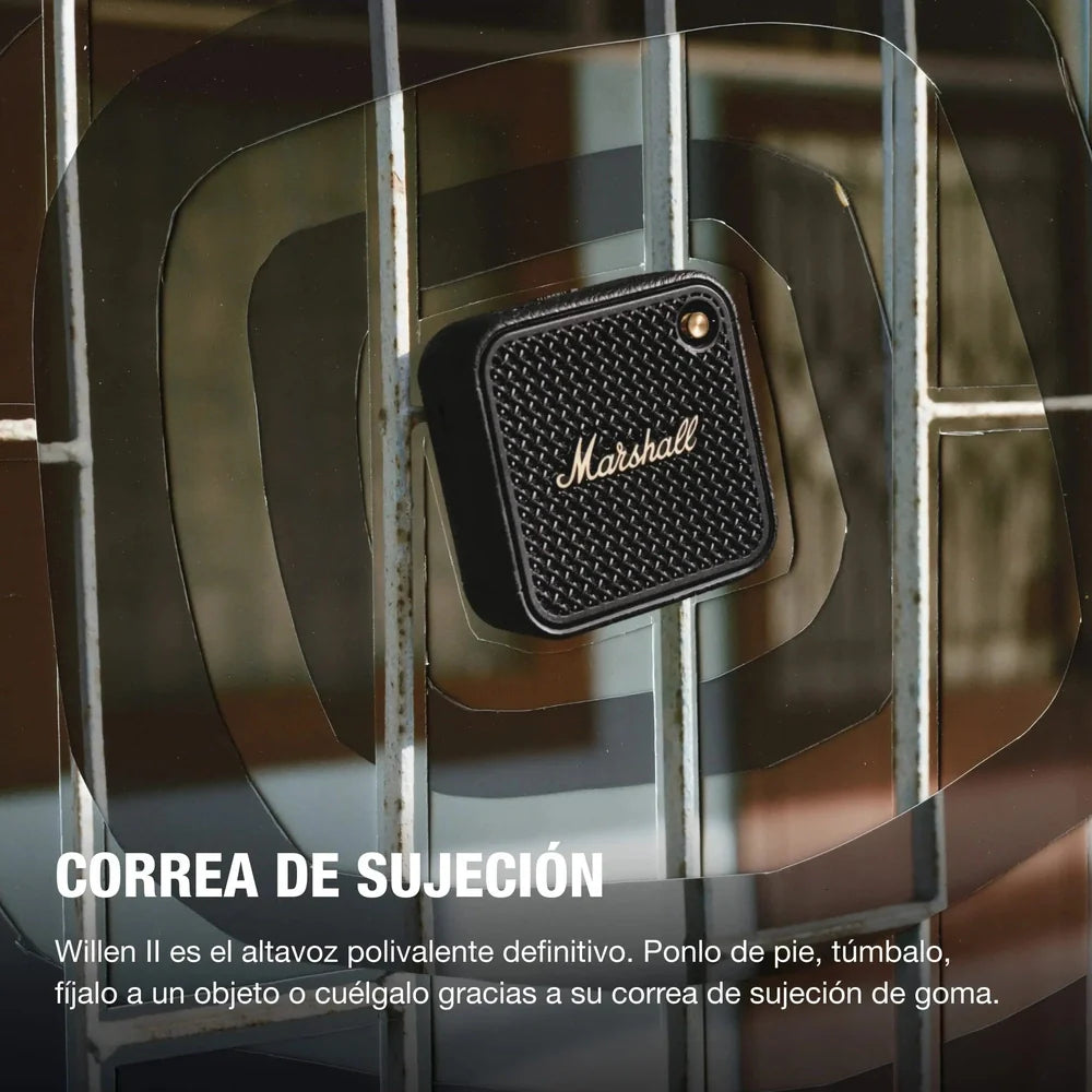 Parlante Marshall Willen II Bluetooth - Negro/Laton