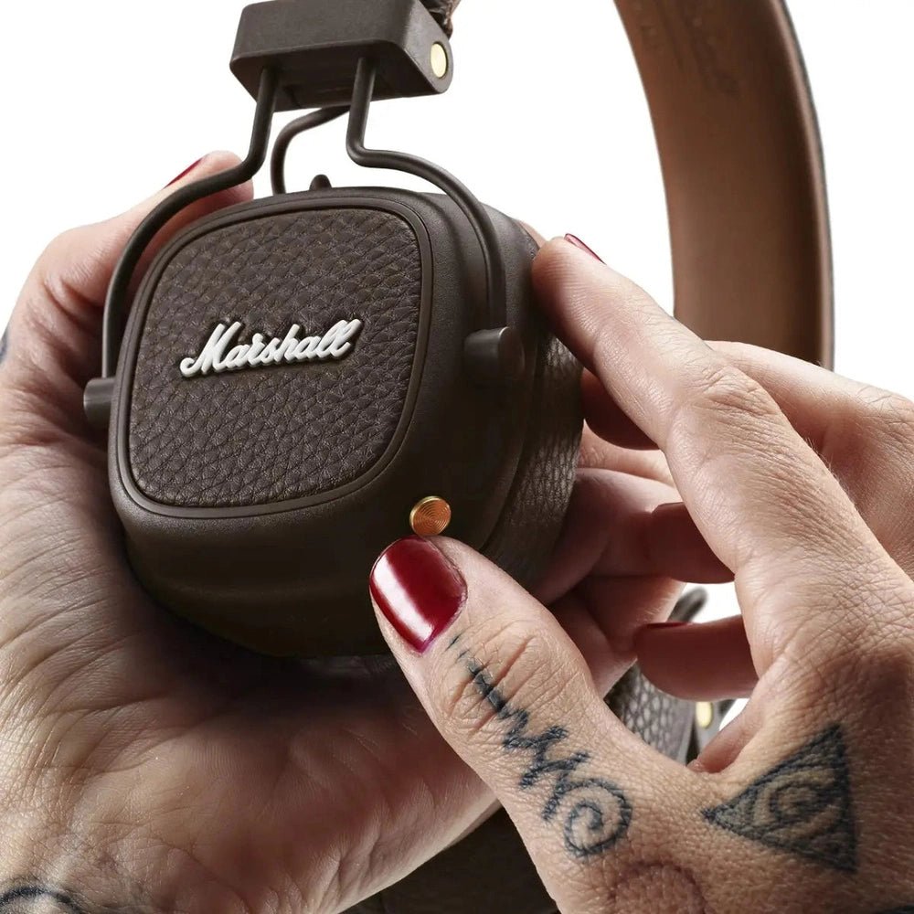 Audífonos Marshall Major V Bluetooth On Ear - Marron