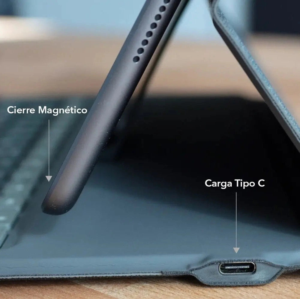 Case con Teclado ZAGG para iPad 11 (A16) y 10.9 (10ma Gen) Messenger Folio 2 - Negro