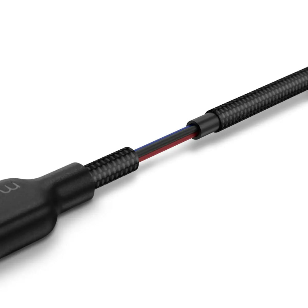 Cable Mophie Trenzado USB-C a Lightning 1m - Negro