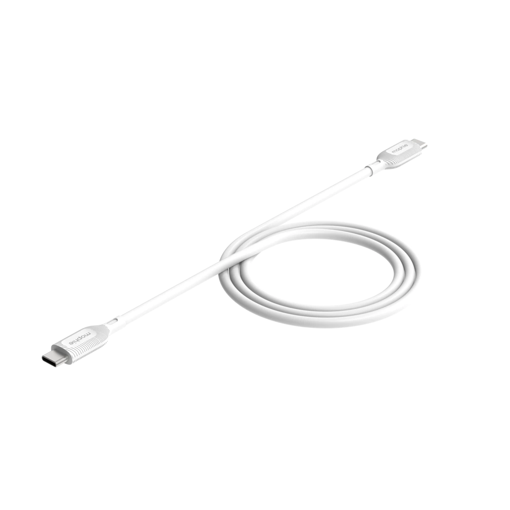 Cable Mophie Essentials USB-C a USB-C 60w 1m - Blanco