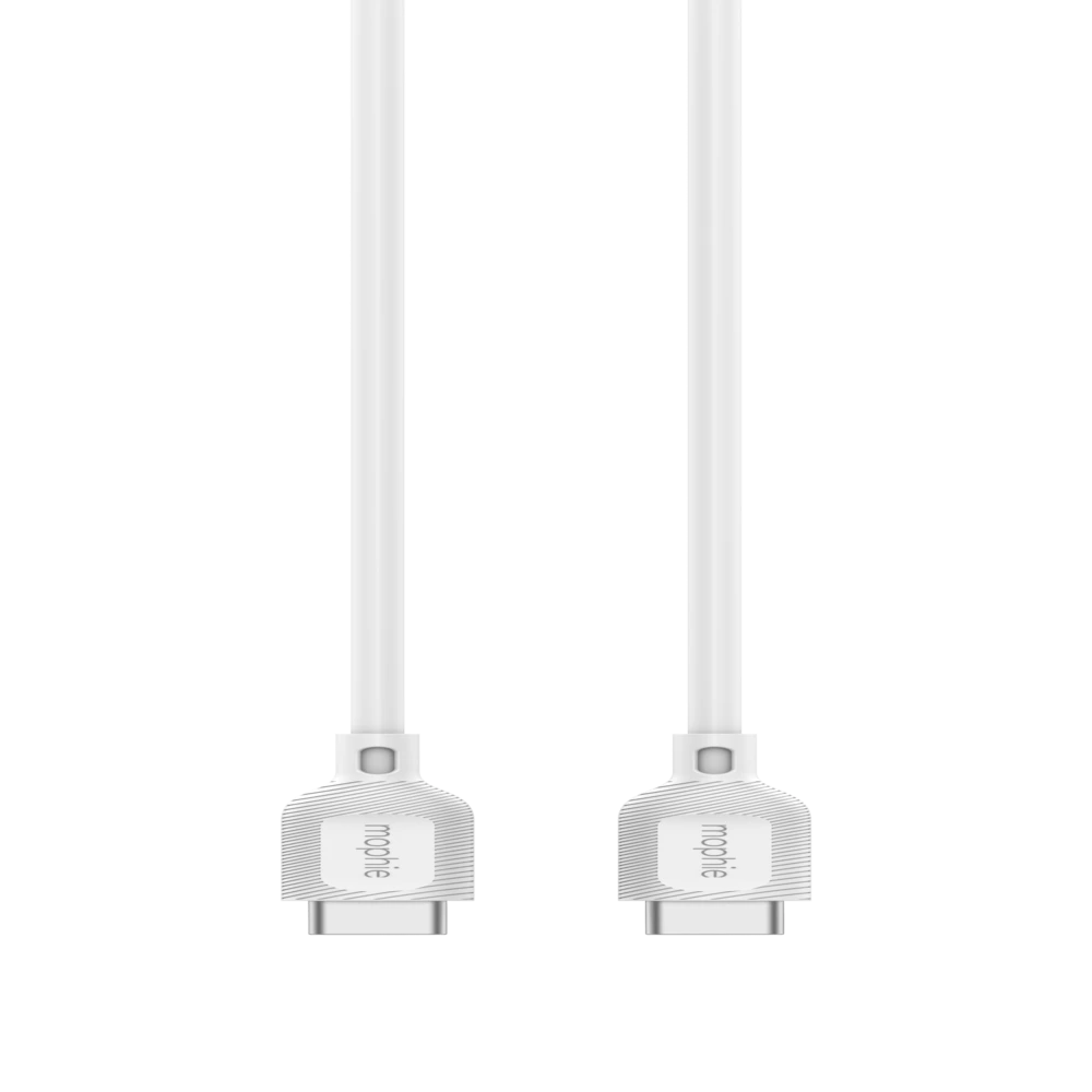 Cable Mophie Essentials USB-C a USB-C 60w 1m - Blanco