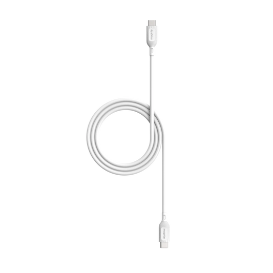 Cable Mophie Essentials USB-C a USB-C 60w 1m - Blanco