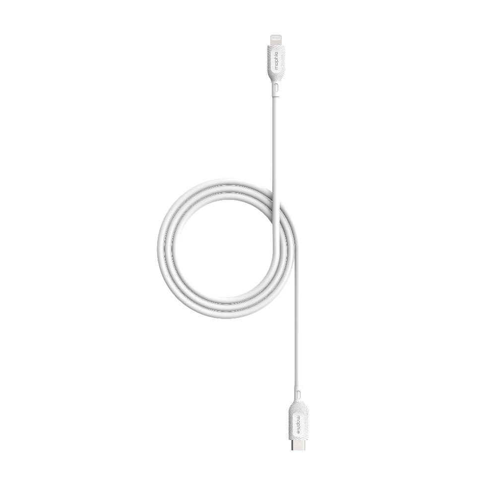 Cable Mophie USB-C a Lightning 60w 1m - Blanco