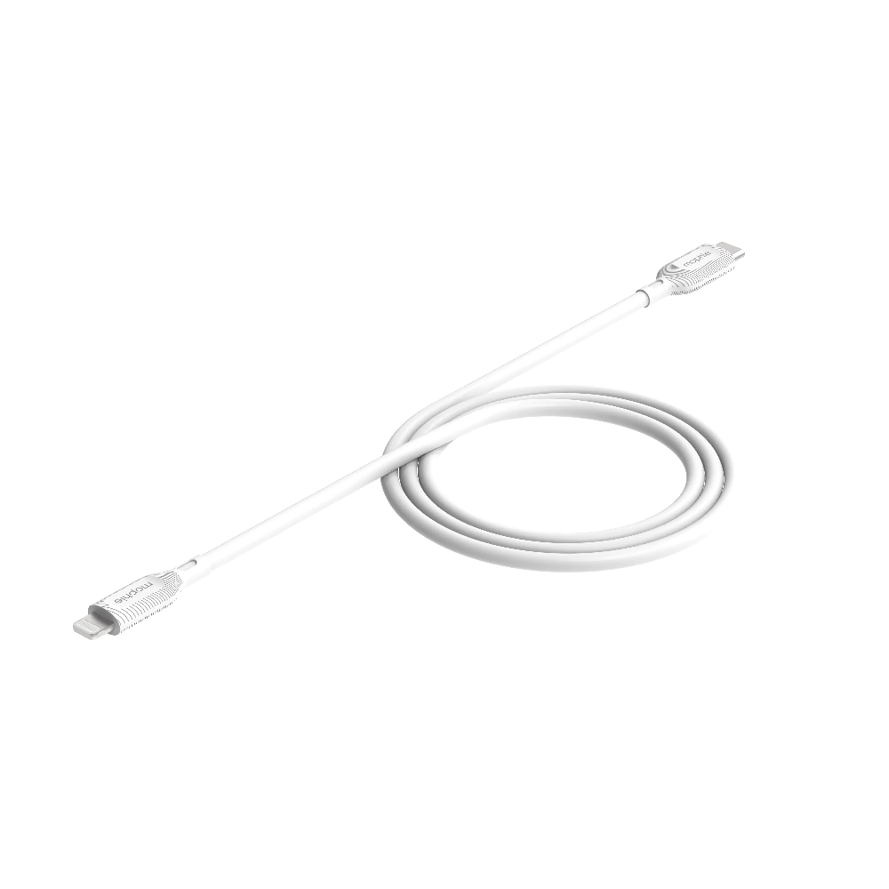 Cable Mophie USB-C a Lightning 60w 1m - Blanco