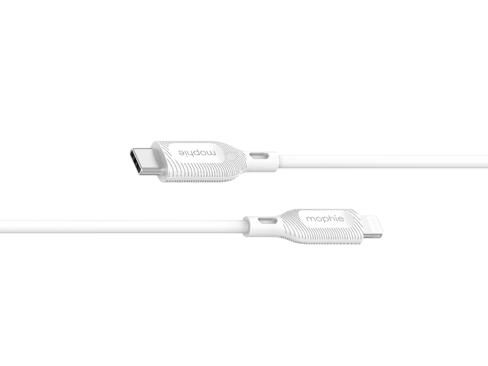 Cable Mophie USB-C a Lightning 60w 1m - Blanco