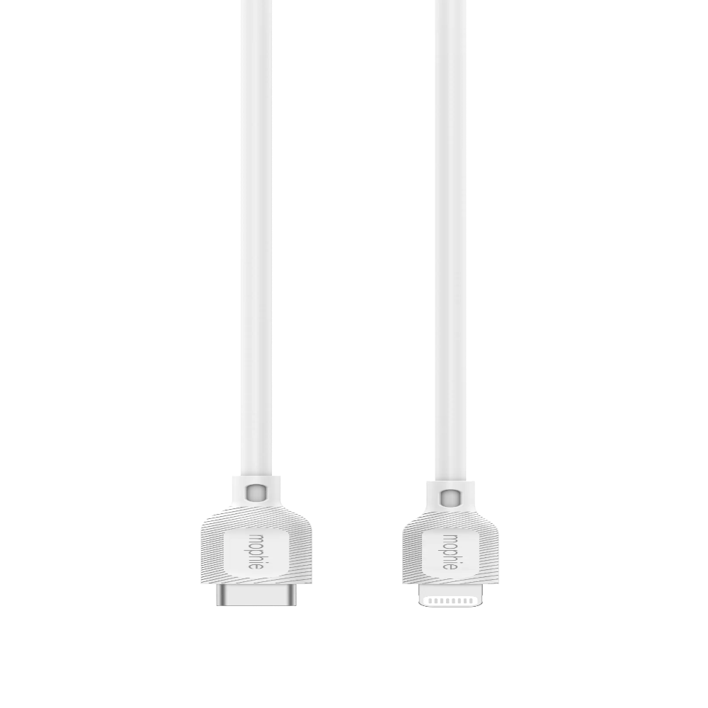 Cable Mophie USB-C a Lightning 60w 1m - Blanco