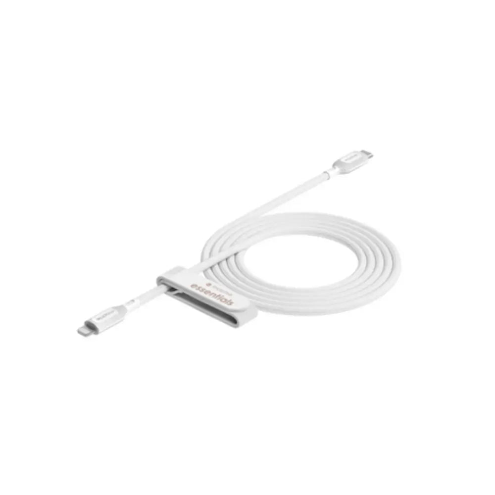 Cable Mophie trenzado USB-C a Lightning 60w 1m - Blanco