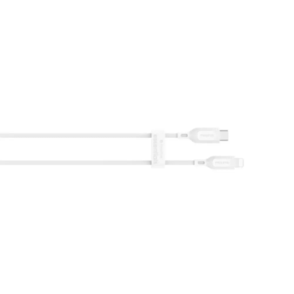 Cable Mophie trenzado USB-C a Lightning 60w 1m - Blanco