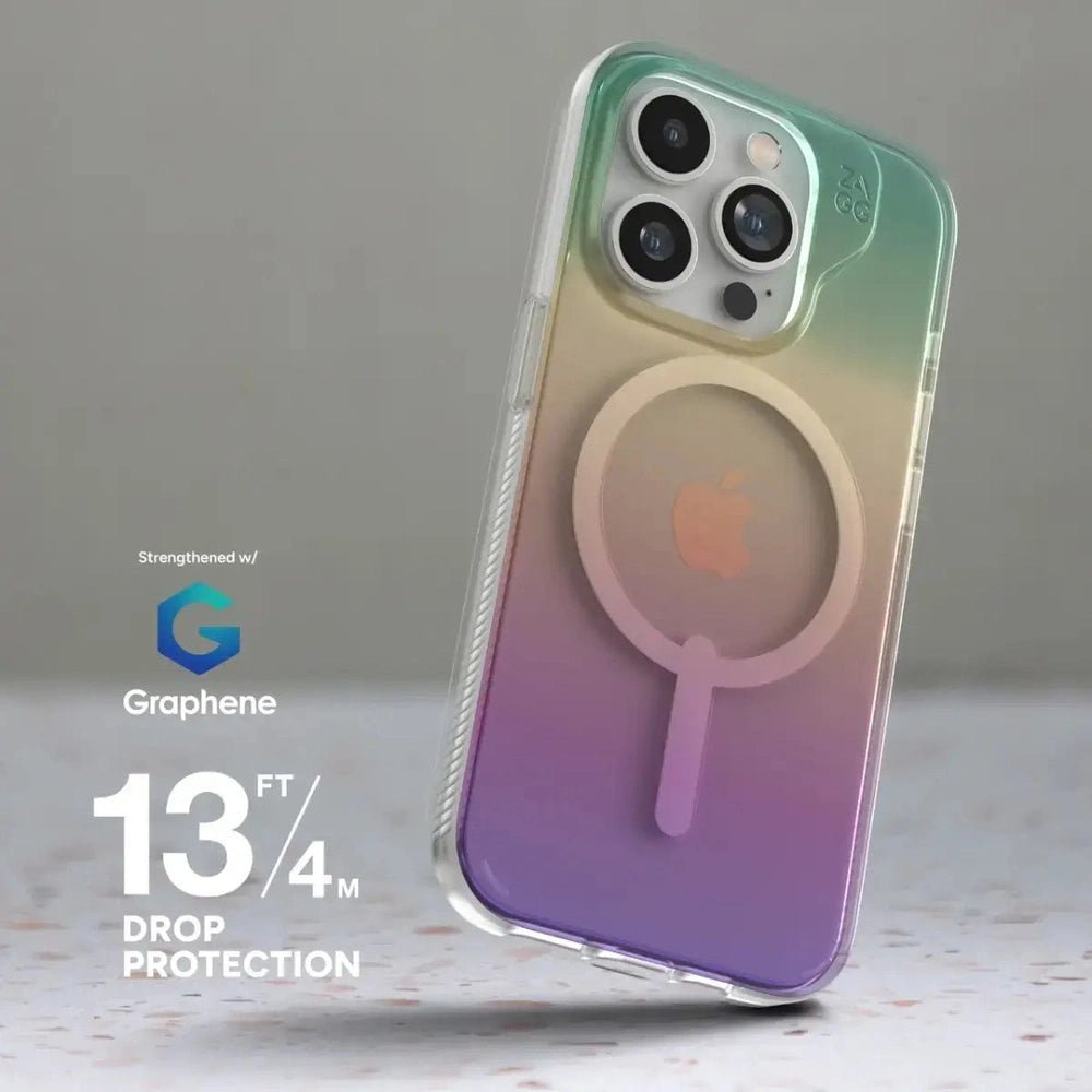 Case ZAGG Milan para iPhone 15 Pro Max con Magsafe - Iridiscente