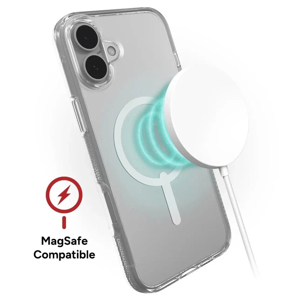 Case ZAGG Crystal para iPhone 16 Plus con Magsafe - Transparente