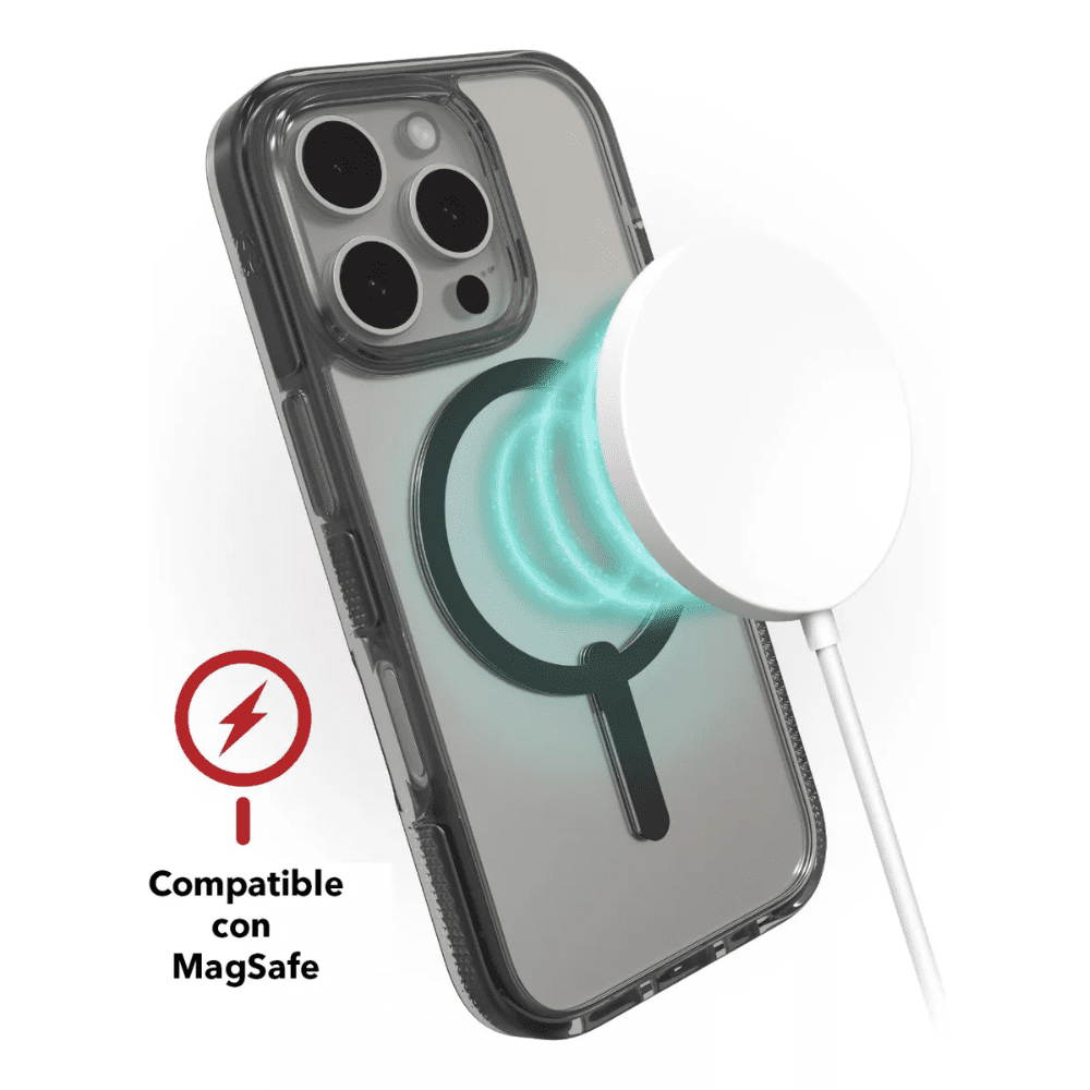 Case ZAGG Santa Cruz para iPhone 16 Pro con Magsafe - Negro
