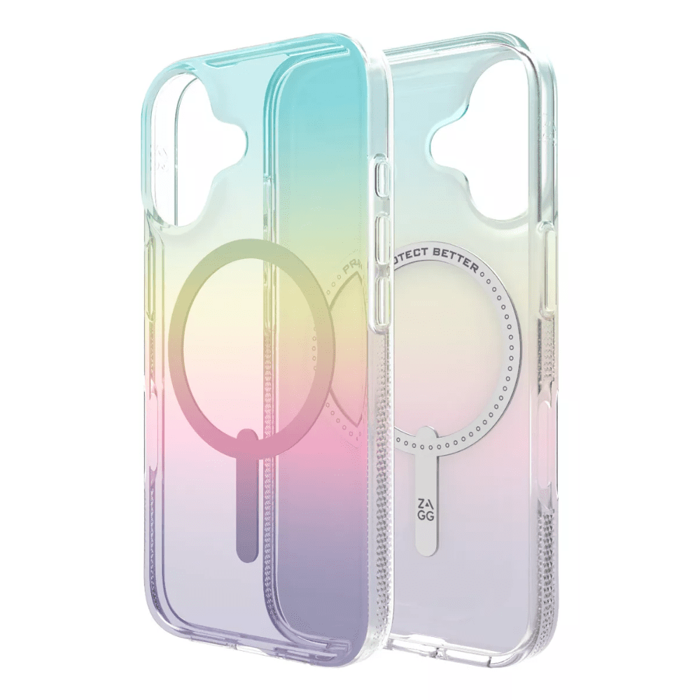 Case ZAGG Milan para iPhone 16 con Magsafe - Iridiscente