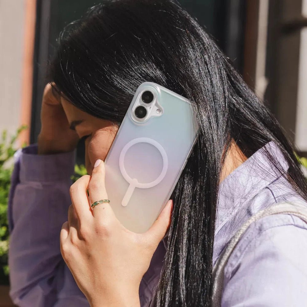 Case ZAGG Milan para iPhone 16 con Magsafe - Iridiscente