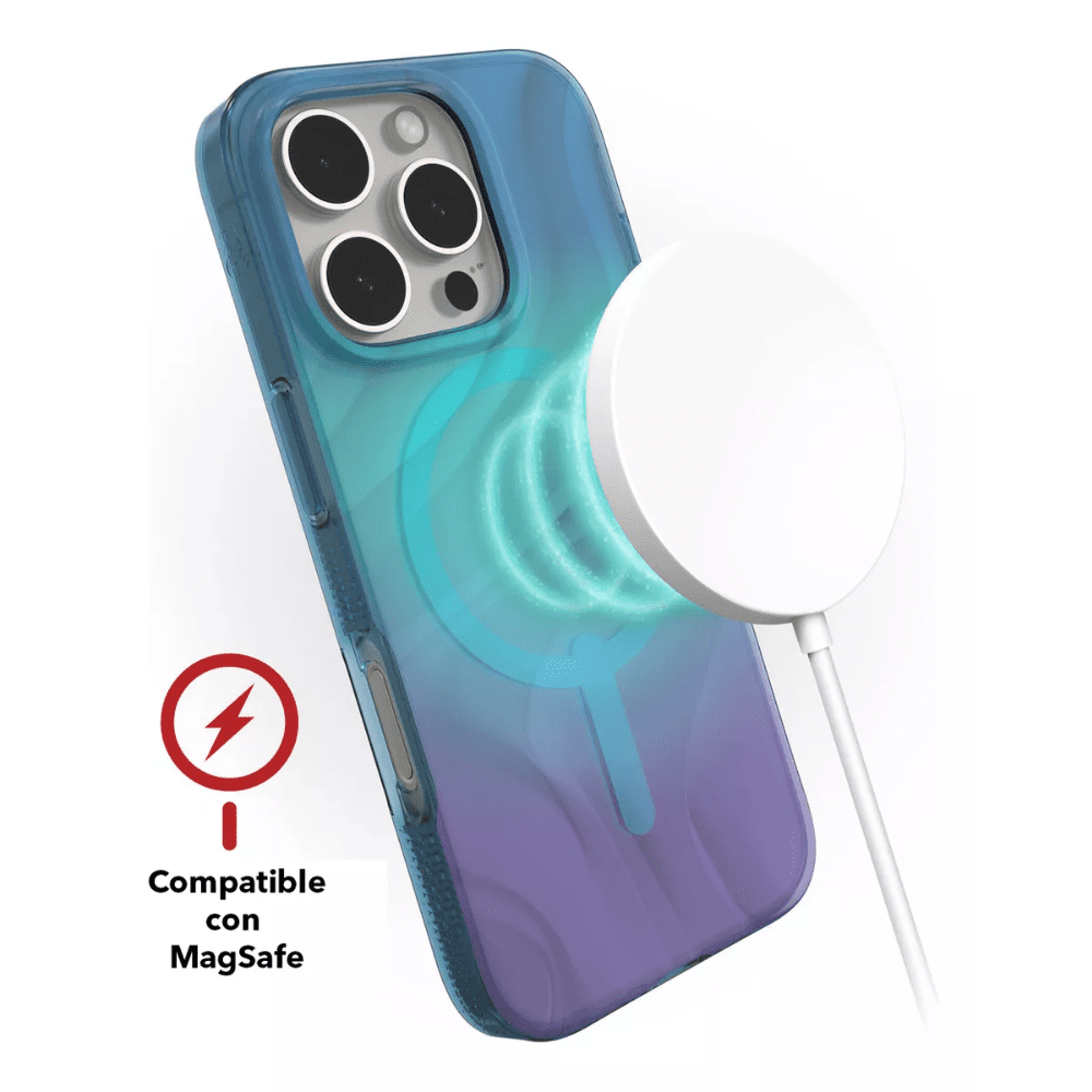 Case ZAGG Milan para iPhone 16 Pro Max con Magsafe - Iridiscente