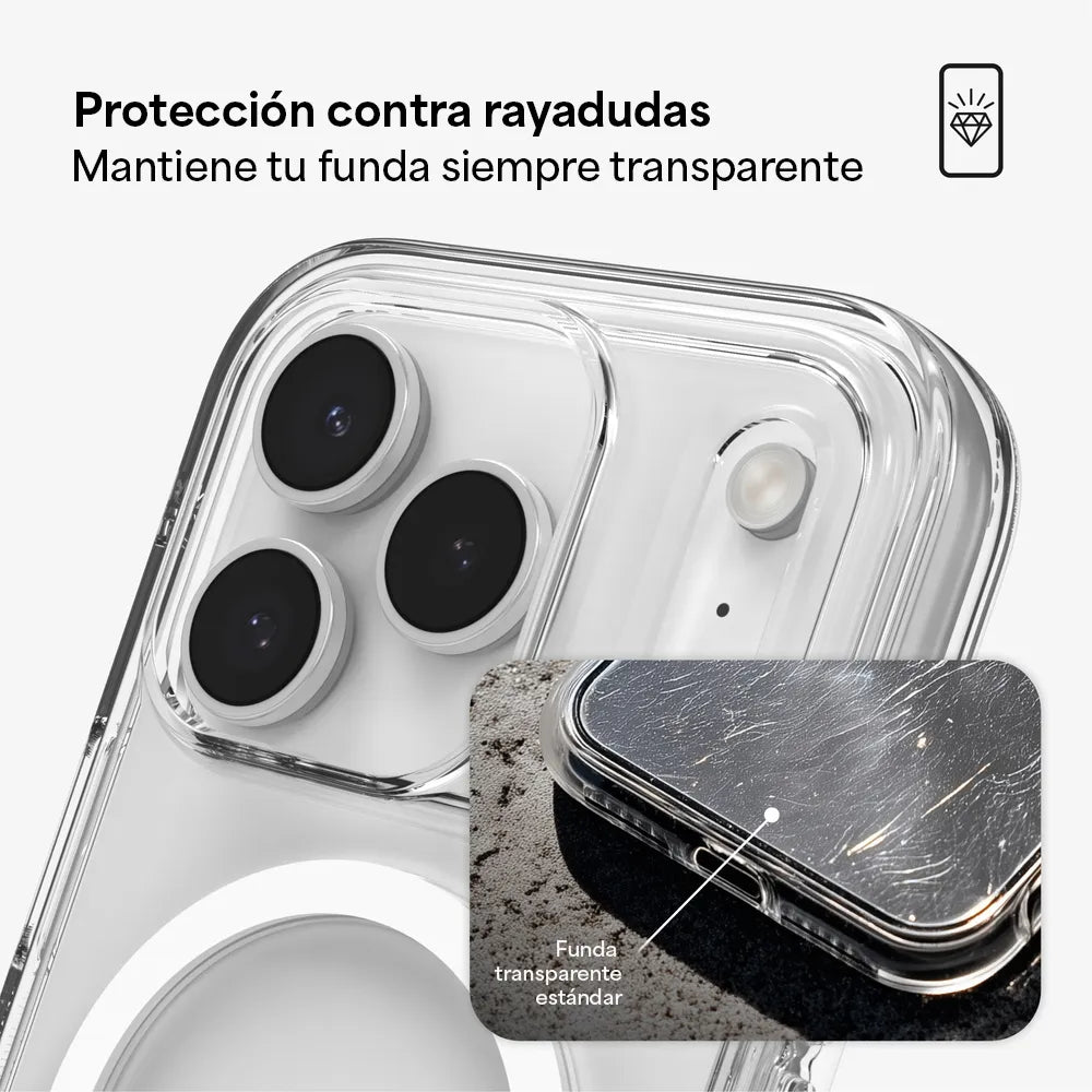 Case ZAGG Crystal Palace con MagSafe KS para iPhone 17 Pro - Transparente