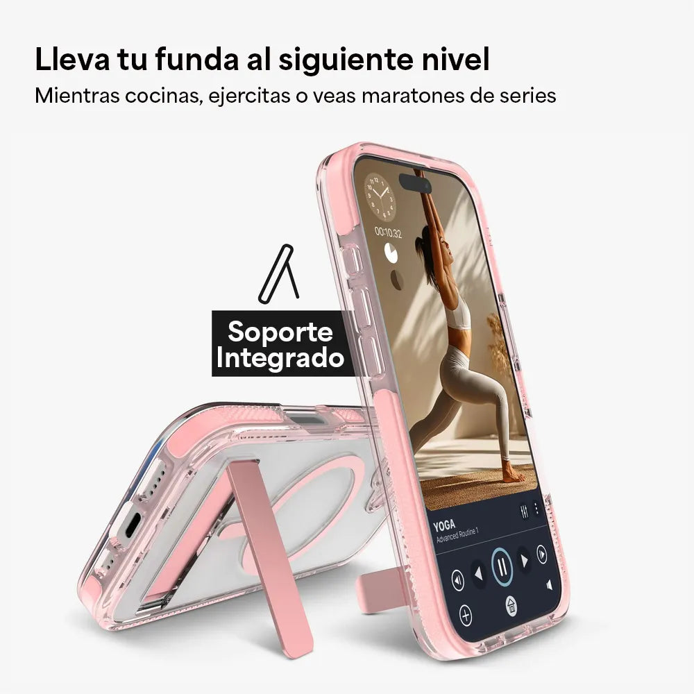 Case Zagg Santa Cruz Snap Magsafe KS para iPhone 17 - Rosa Patel