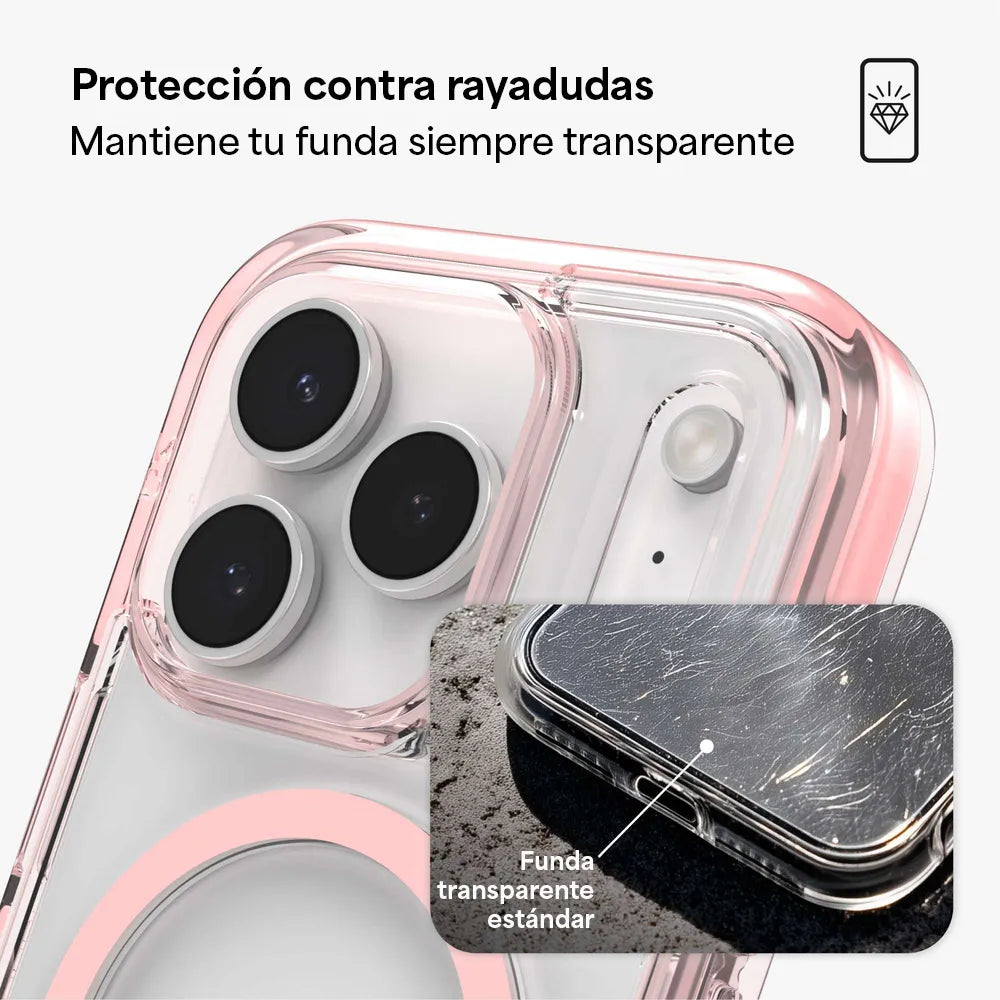 Case Zagg Santa Cruz Snap Magsafe KS para iPhone 17 Pro Max - Rosa Patel