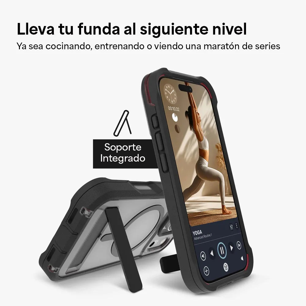 Case ZAGG Rainier con MagSafe KS para iPhone 17 Pro Max - Negro Humo