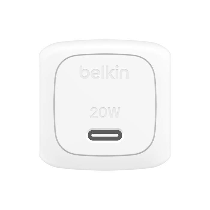 Cargador Belkin USB-C compacto de 20W - Blanco