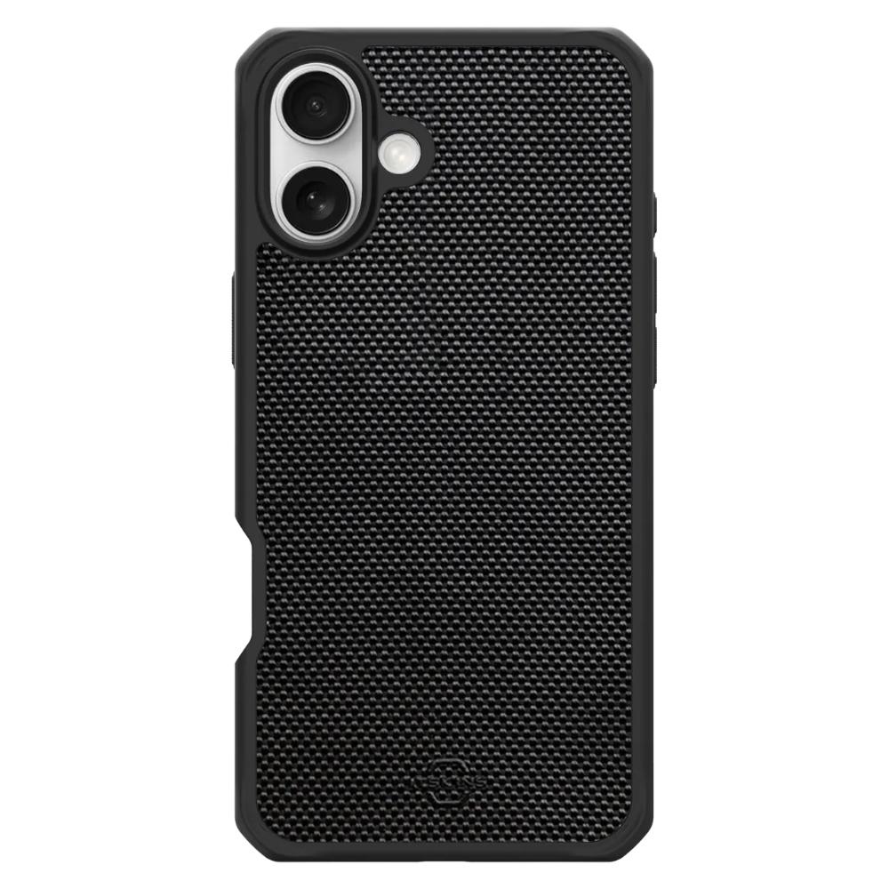 Case ItSkins Ballistic Nylon con Magsafe para iPhone 16 - Negro