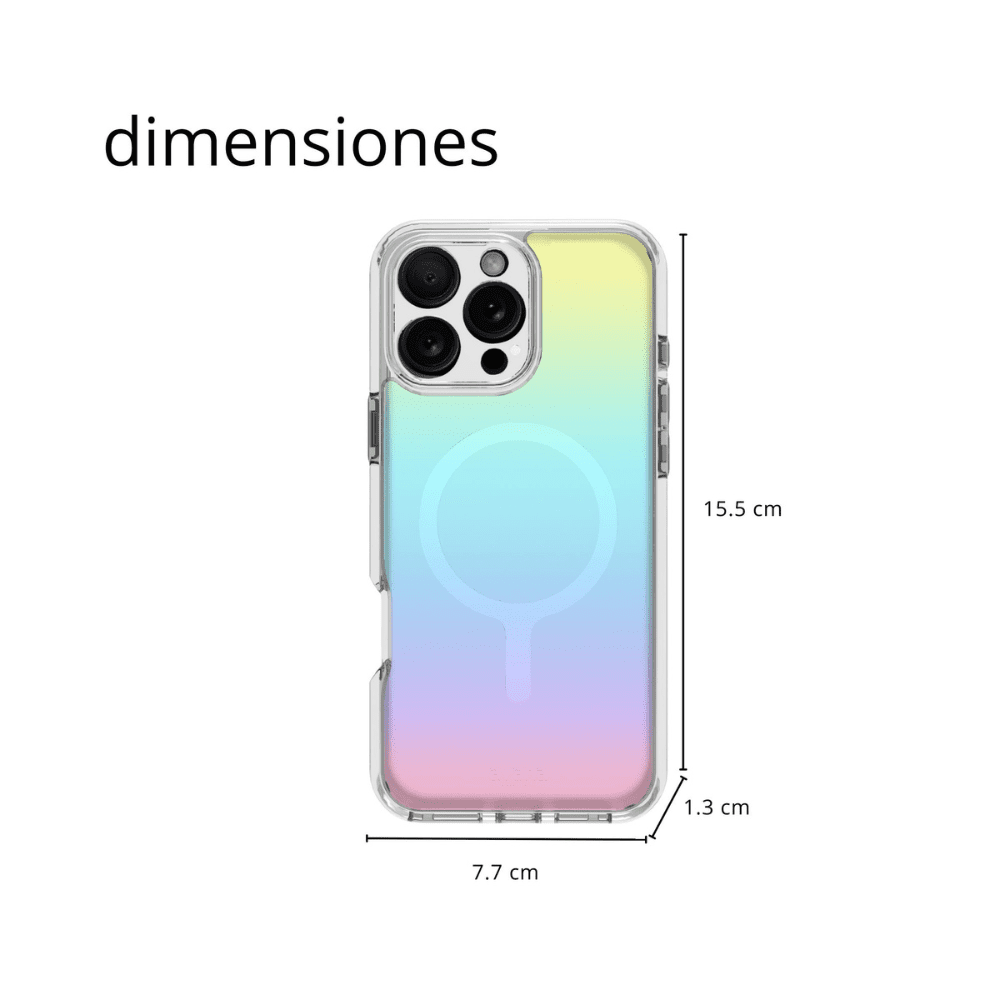 Case Avana Cosmic para iPhone 16 Pro con Magsafe - Azul/Violeta