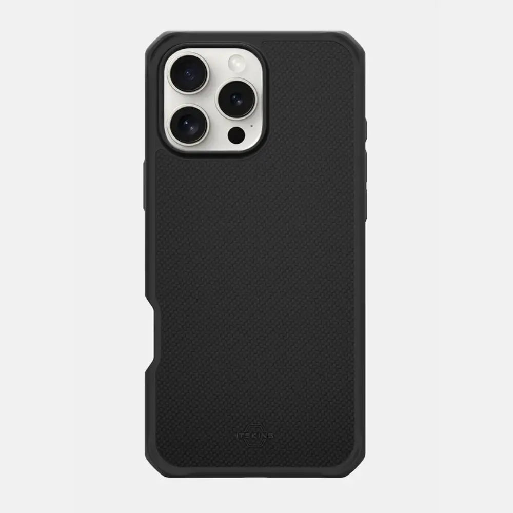 Case ItSkins Ballistic R Nylon para iPhone 16 Pro con Magsafe - Negro