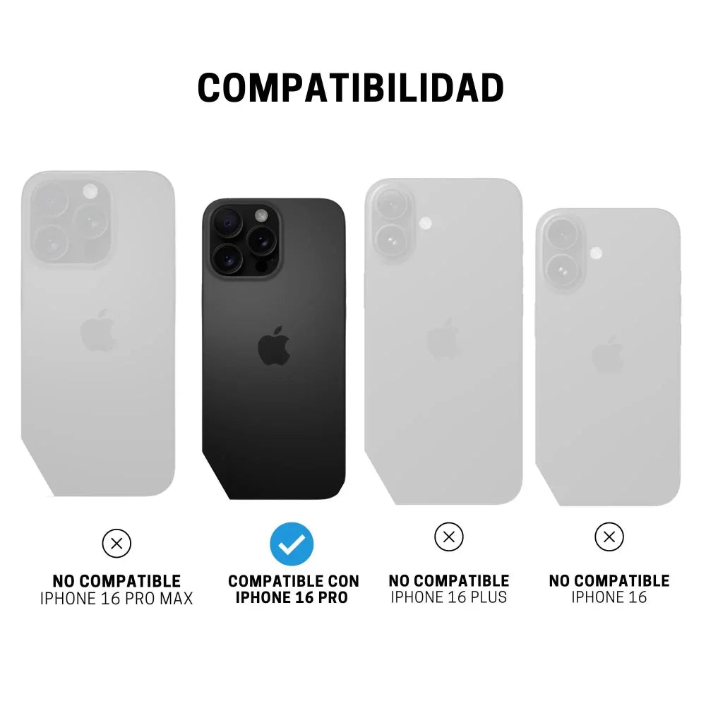 Case ItSkins para iPhone 16 Pro con Magsafe - Transparente