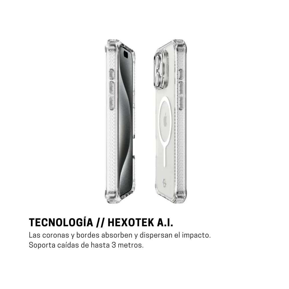 Case ItSkins para iPhone 16 Pro con Magsafe - Transparente