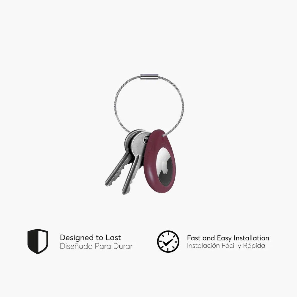 Case NCO RingTag Grip 3m para Airtag 1ra Generación - Sangría