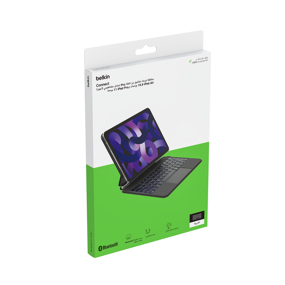 Teclado Belkin ProKeys con Stand Magnético para iPad 10ma Gen - Negro