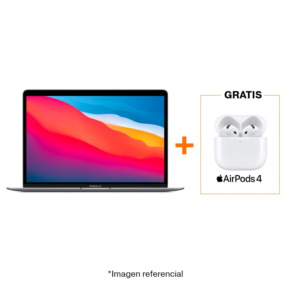 MacBook Air 13" Chip M1 256 GB + GRATIS Airpods 4