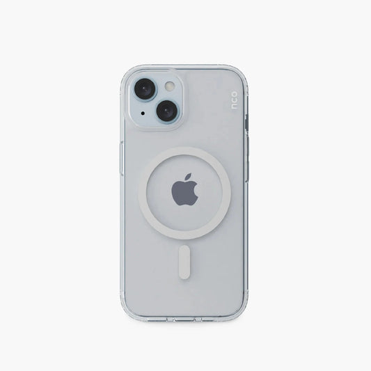 Case NCO SafeCase Clear con Magsafe para iPhone 15 - Transparente