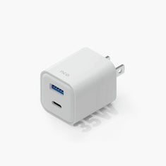 Cargador de Pared NCO PowerPlug Mini 35W USB-A + USB-C - Blanco
