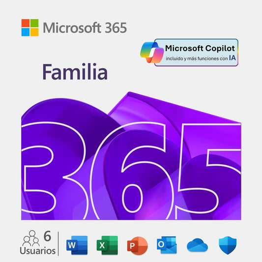 Licencia Microsoft 365 Familia - Virtual