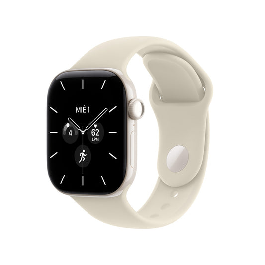 Apple_Watch_Series_12_GPS_Cellular_caja_de_ceramica_blanco_perla_de_42_mm_correa_deportiva_color_arena_S_M_Imagen_posicion_1_iShop_Peru