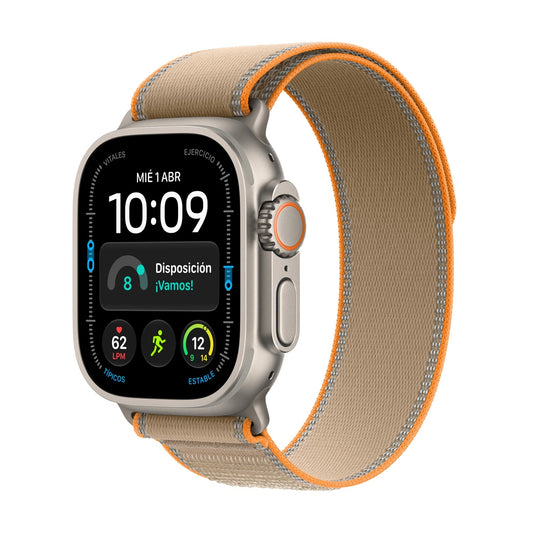 Apple_Watch_Ultra_4_GPS_Cellular_caja_de_titanio_natural_de_49_mm_correa_Trail_color_arena_S_M_Imagen_posicion_1_iShop_Peru