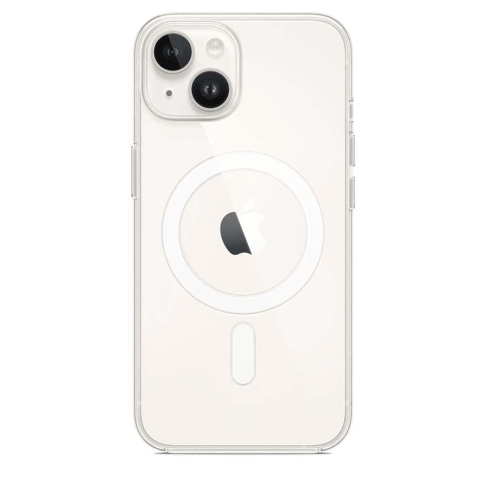 Case de Silicona Apple para iPhone 14 con MagSafe - Transparente