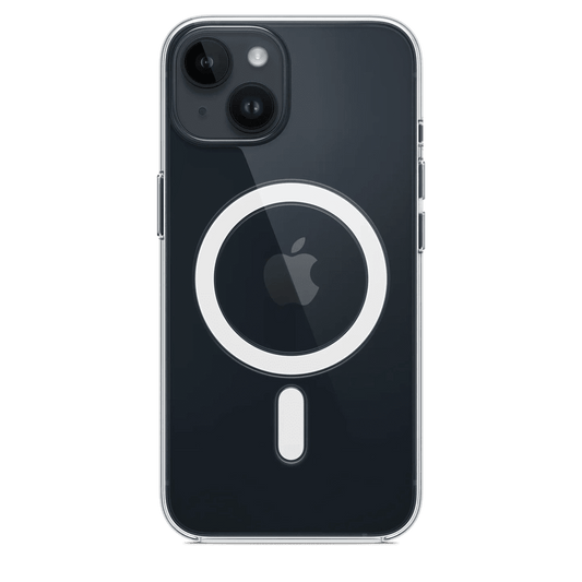 Case de Silicona Apple para iPhone 14 con MagSafe - Transparente