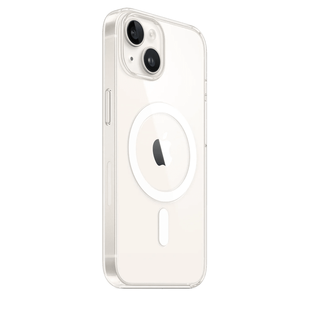 Case de Silicona Apple para iPhone 14 con MagSafe - Transparente