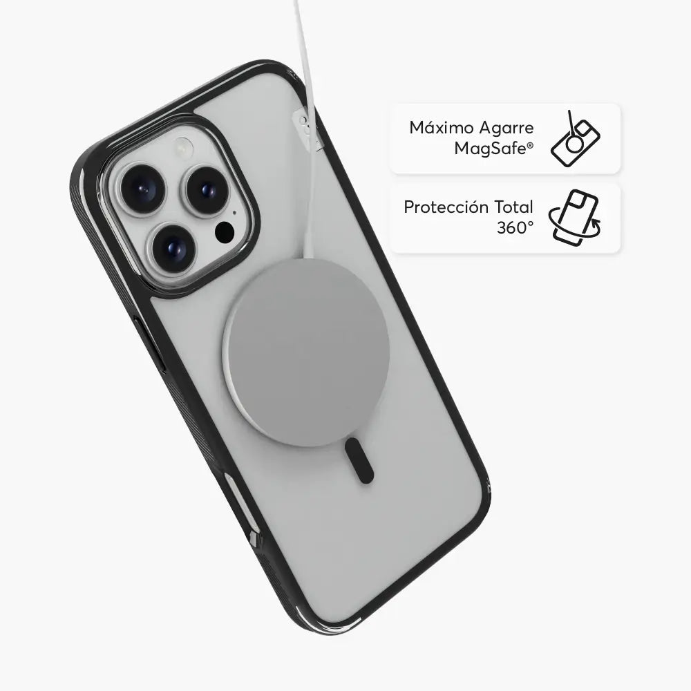 Case NCO SafeCase Force con MagSafe para iPhone 16 Pro Max - Negro