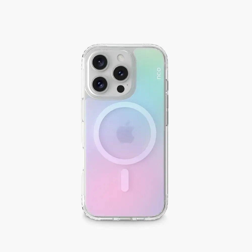Case NCO SafeCase Clear con MagSafe para iPhone 16 Pro - Multicolor
