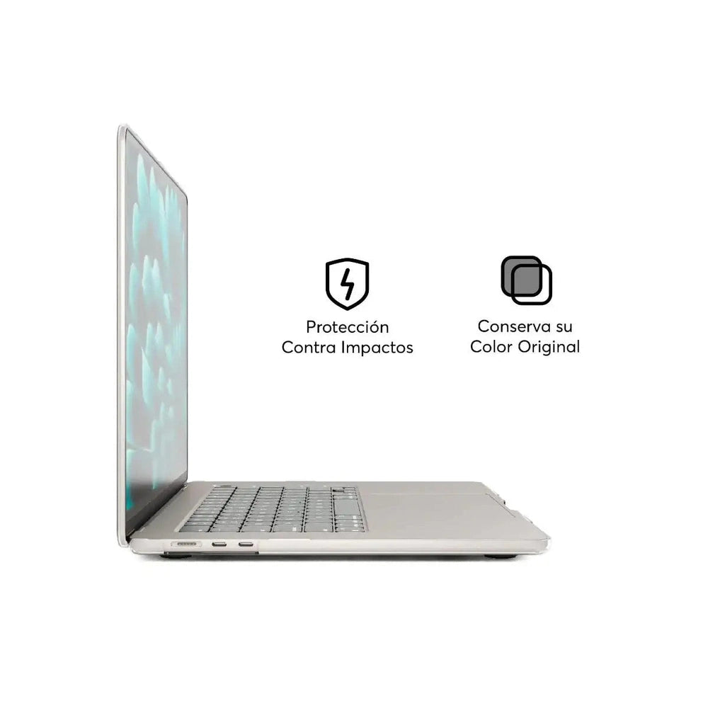 Hardcase NCO para MacBook Air 15 M2 y M3 - Transparente