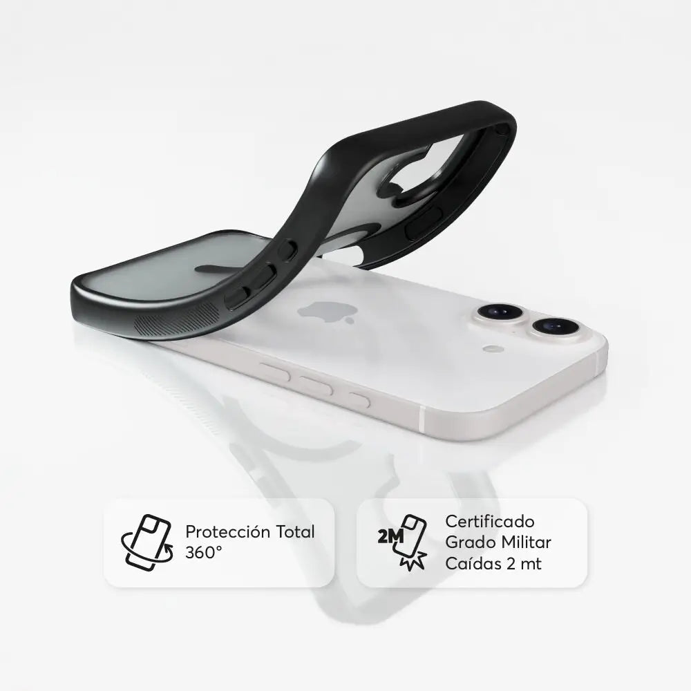 Case NCO SafeCase Lite con MagSafe para iPhone 16 - Negro
