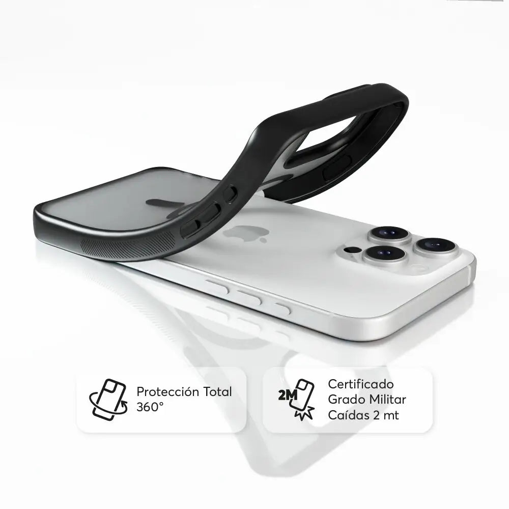 Case NCO SafeCase Lite con MagSafe para iPhone 16 Pro Max - Negro