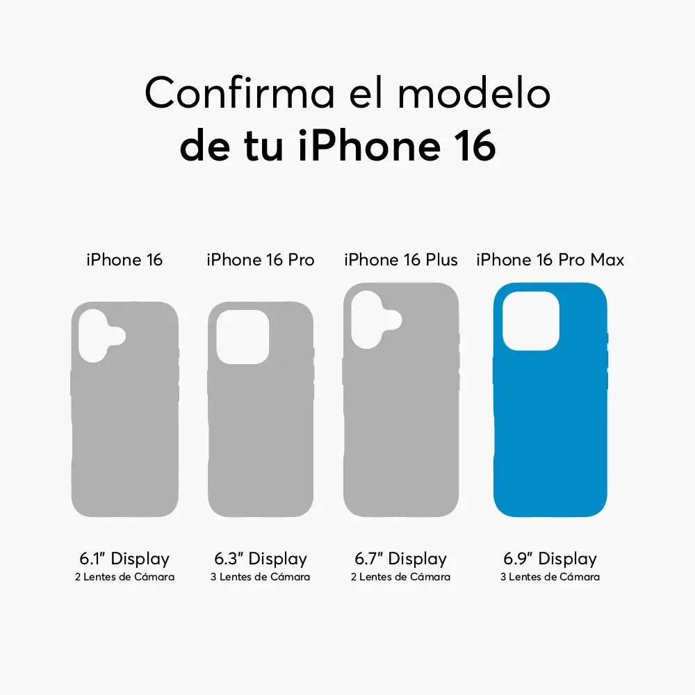 Case NCO SafeCase Lite con MagSafe para iPhone 16 Pro Max - Azul