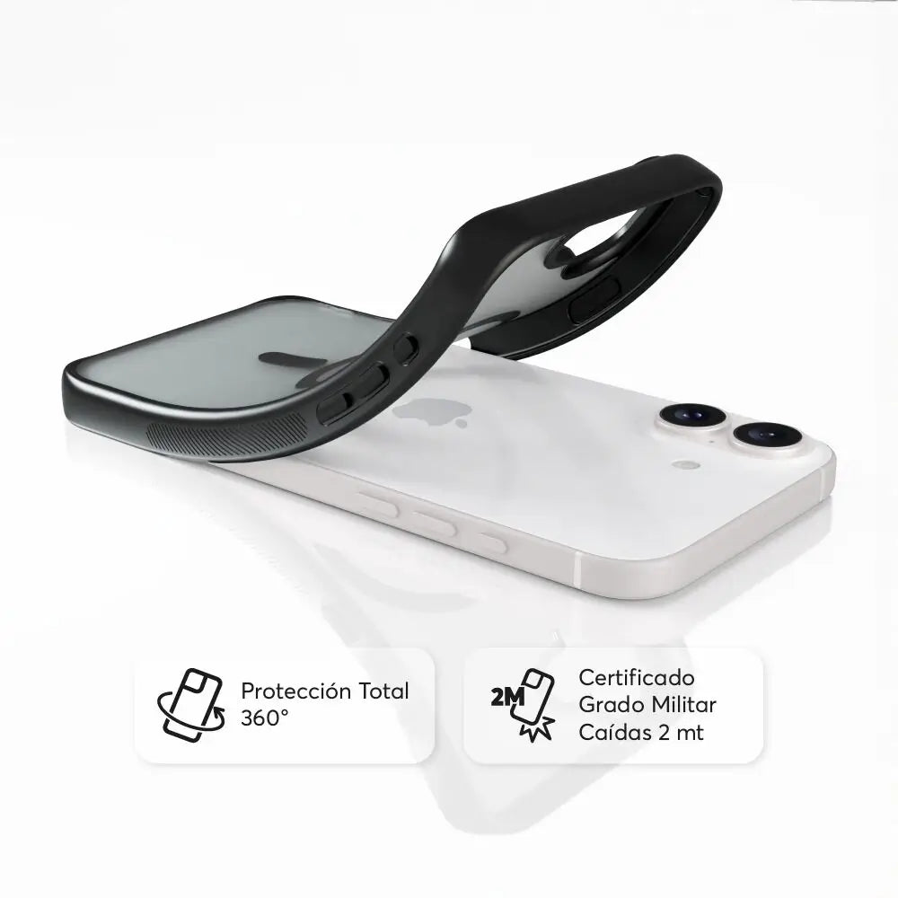 Case NCO SafeCase Lite con MagSafe para iPhone 16 Plus - Negro