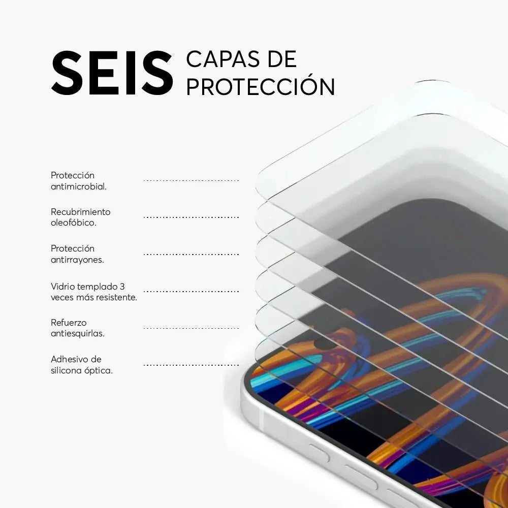 Protector de Pantalla NCO GlassGuard para iPhone 16 Pro