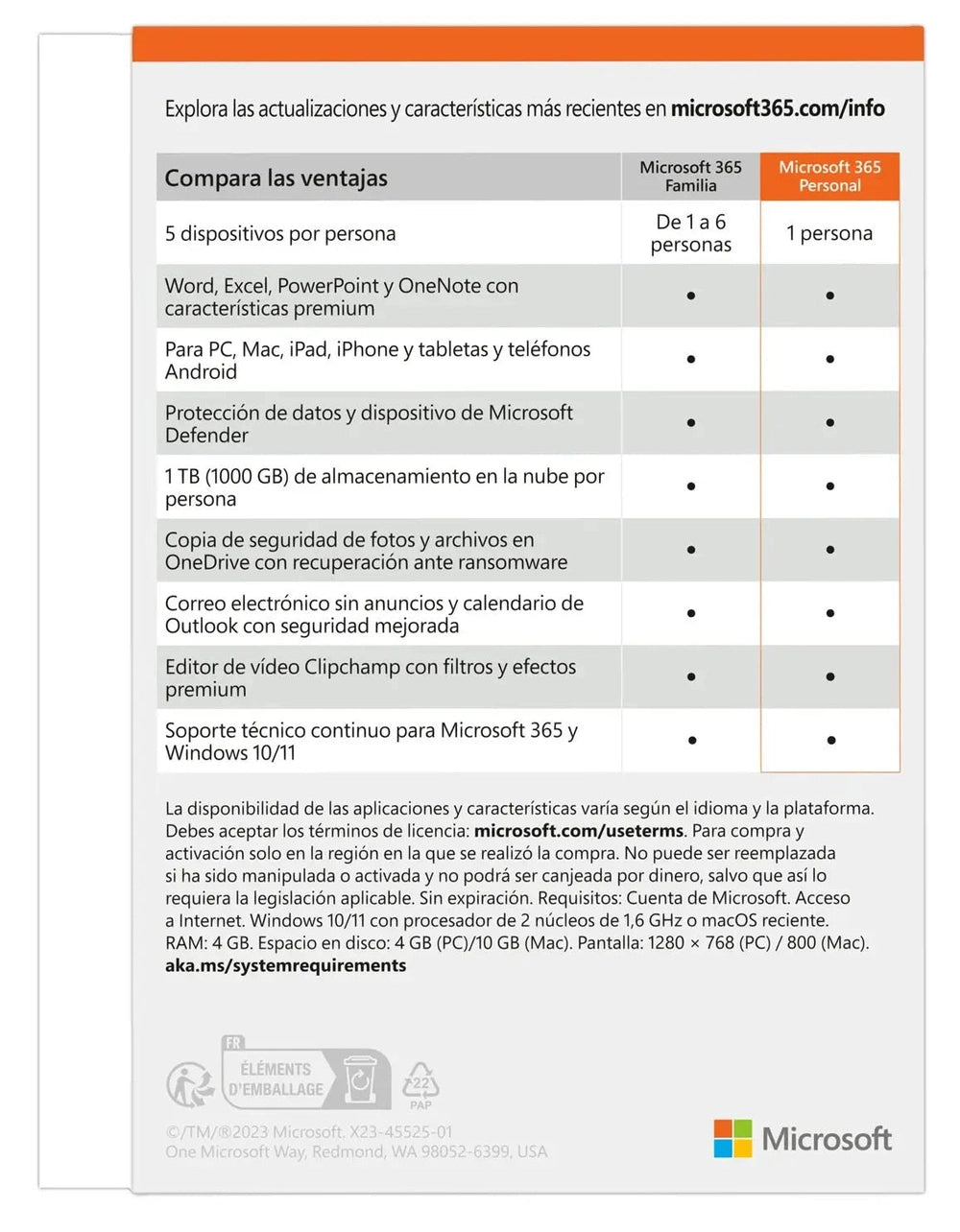 Licencia Microsoft 365 Personal - Virtual